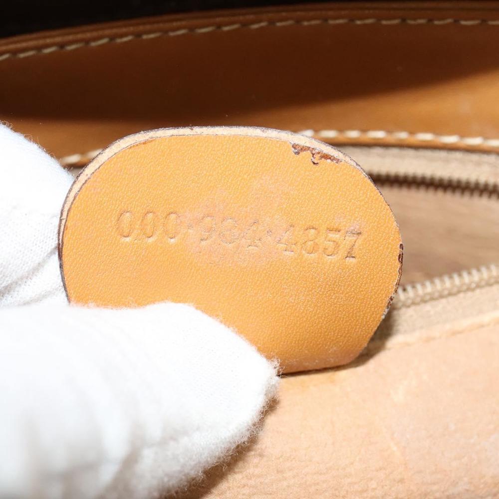 GUCCI Micro GG Supreme Hand Bag PVC Leather Beige Gold 000 984 4857 Auth ep7571 - Picture 12 of 16